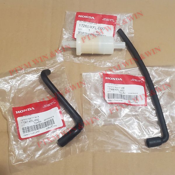 Bộ ống hơi xá xị Wave Thái 110 - 17367-KFL-850 / 17368-KFL-850