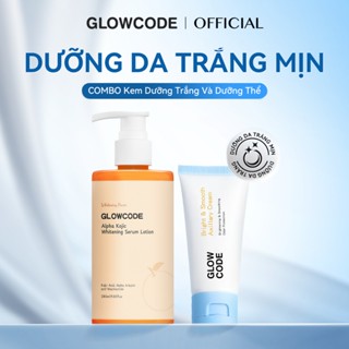   MUA 2 GIẢM 10%  Combo Kem body trắng da và kem dưỡng thể Glowcode giảm thâm nách dưỡng ẩm body với Niacinamide 