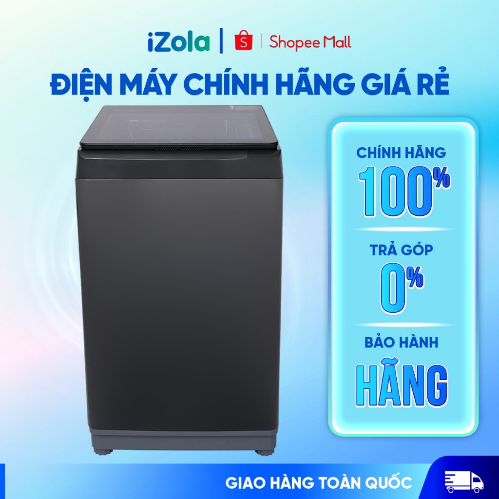 AQW-U100FT BK - Máy giặt Aqua 10 kg AQW-U100FT.BK - Hàng chính hãng