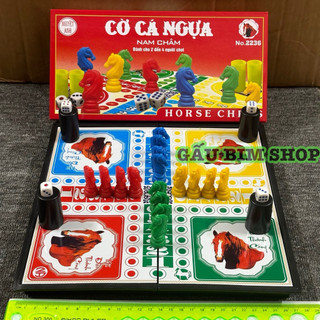 Cờ vua, cờ cá ngựa nam châm cao cấp - Thiết kế nhỏ gọn, dễ sử dụng