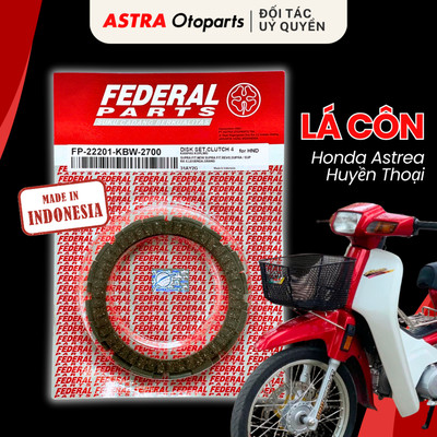 Bộ lá côn (lá bố nồi) Astra Otoparts cho xe Honda Astrea, Dream, Super Dream mã FP-22201-KBW-2700