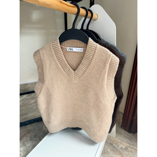 Áo Gile Len Nữ Cổ V ZA(không tag size)