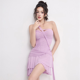Đầm ống tím LILAC DRESS - Tipblu