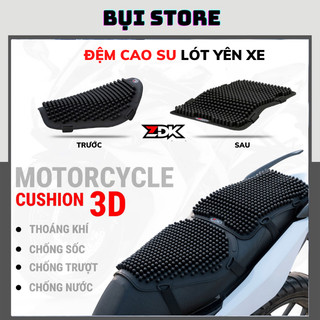  Lót Cao Su Ngồi Yên Xe Máy Combo Miếng Đệm Cao Su ZDK Gắn Yên Trước Yên Sau Ngồi Mát Xa Thoáng khí Chống Nước 