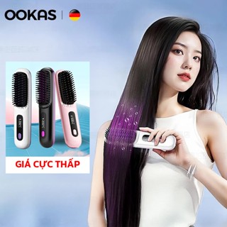  OOKAS Lược Điện Chải Tóc Không Dây Ion Âm Chăm Sóc Tóc Suôn Mượt Tạo Kiểu Dễ Dàng Mang Theo 