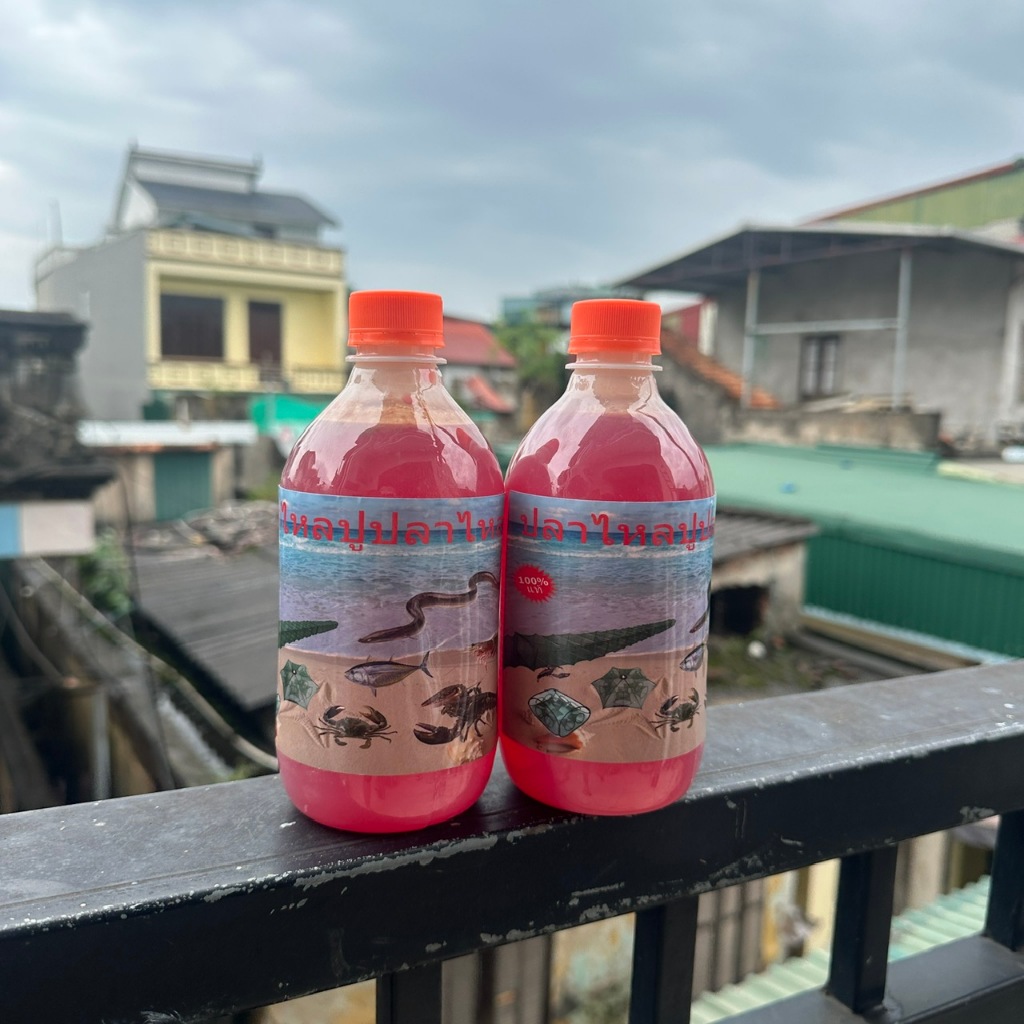 2 Lọ Mồi Nước Dụ Lươn- Tôm- Cua -Cá 500ml siêu nhậy THÁI LAN