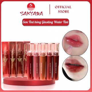 Son Tint bóng Romand Glasting Water Tint 4g Siêu Lì, Căng Mọng Môi Hàn Quốc (04 Đỏ Nâu, 03 Cam Gạch)
