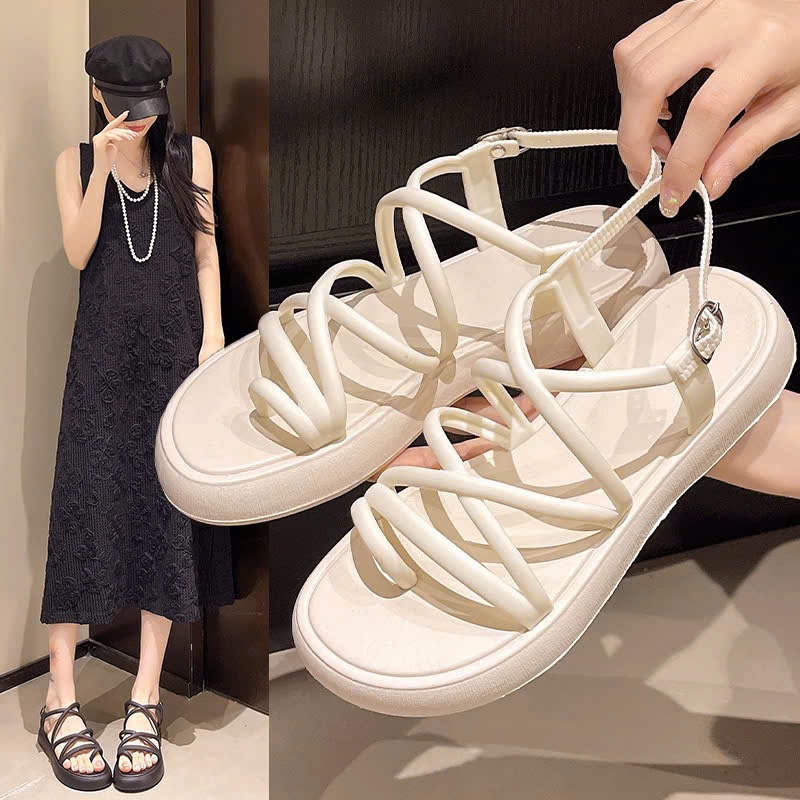 [TĂNG 1 SIZE ] Sandal nữ dây mảnh thiết kế vintage phù hợp đi chơi, đi học , đi làm, size từ 36-41- SD2026