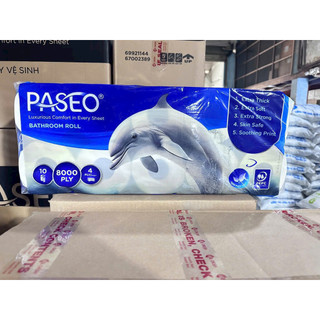 Giấy vệ sinh PASEO DOLPHIN 10 cuộn 4 lớp ( có in)