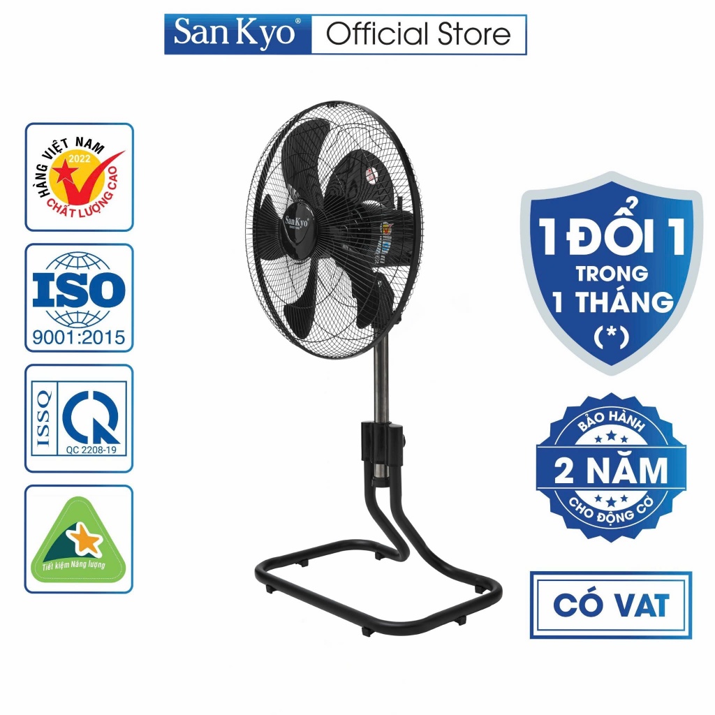 Quạt Sàn Lửng Sankyo B5 18 Inch – Motor Dây Đồng 65W – Cỡ Lớn – Gió Mạnh