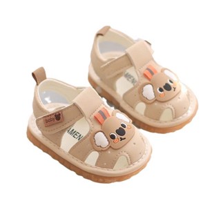  Giày tập đi có kèn da hình GẤU KOALA mềm mại cho bé 