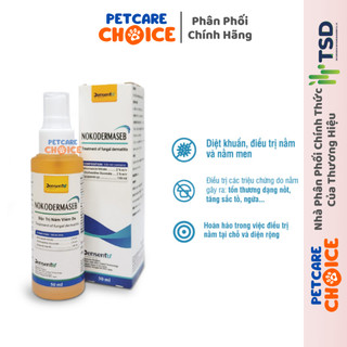  Nokodermaseb Chai Xịt Kháng Khuẩn Trị Nấm Cho Chó Mèo - Chai 50ml 