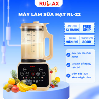 Máy Làm Sữa Hạt RULAX, Xay Nấu Đa Năng Xay Sinh Tố Dung Tích Lớn 1.5L Công Suất 1000W |BH 12 Tháng|