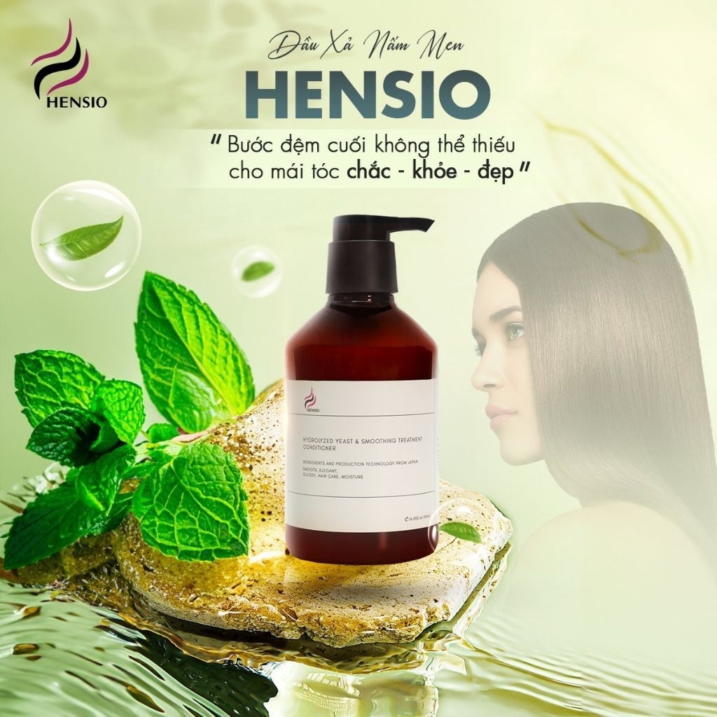 Hensio Dầu Xả 100ml Làm Sạch Gàu Công Thức Nấm Men HENSIO Xuất Xứ từ Nhật Bản Sản Phẩm Top Đầu Thị T