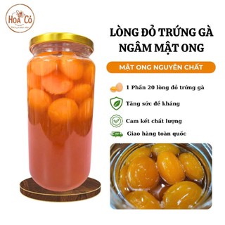 Lòng đỏ trứng gà ngâm mật ong
