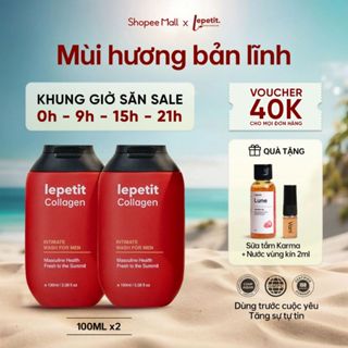 Dung dịch vệ sinh Nam giới Lepetit Collagen gel vệ sinh nam 100ml