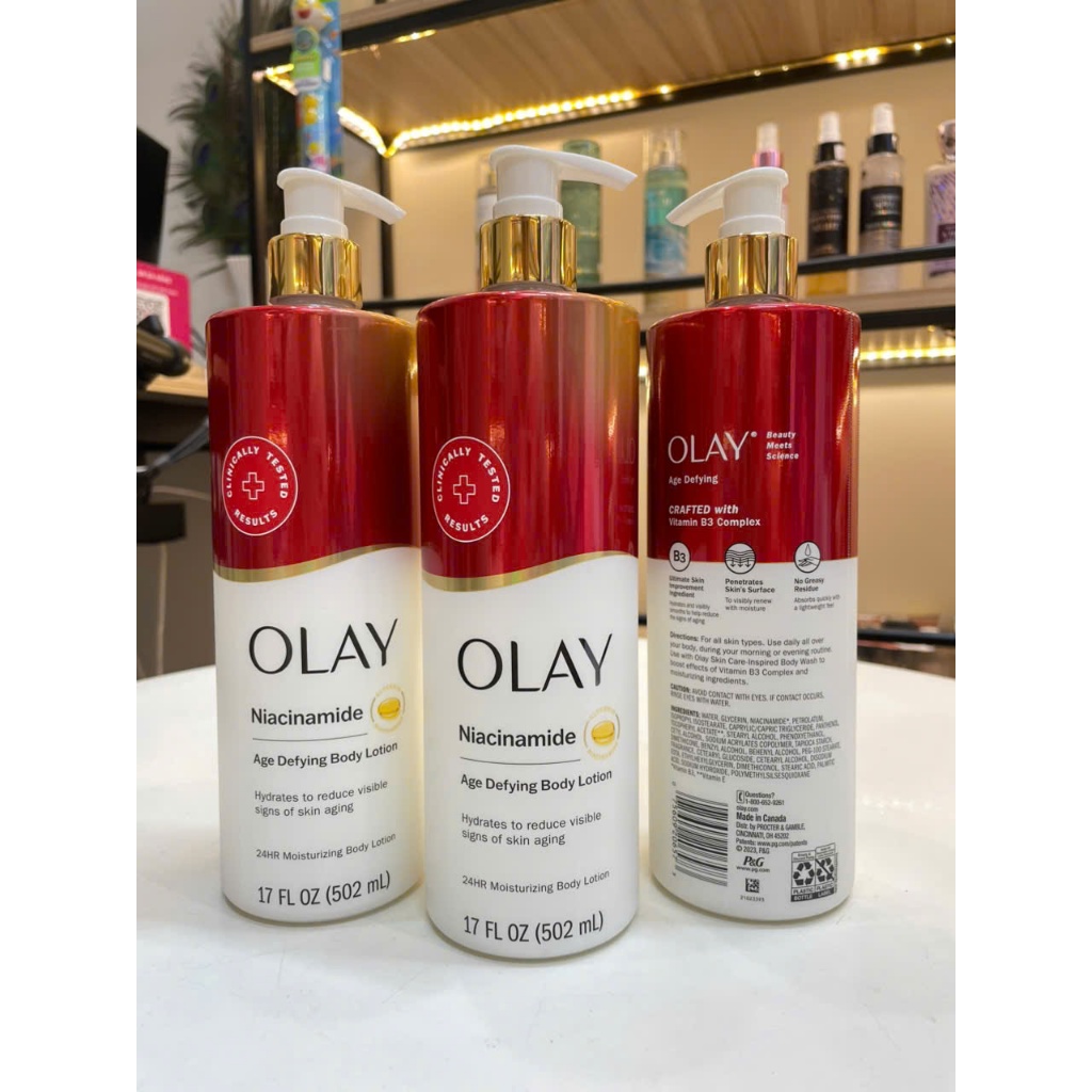 Dưỡng Thể OLAY Olay Regenerist Niacinamide B3 LOTION 502mL (bản Mỹ)