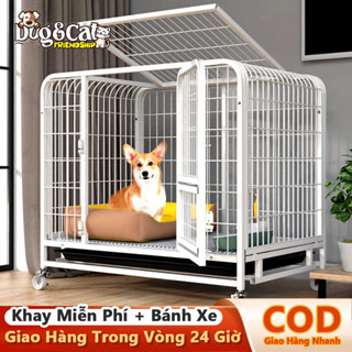 🐕Dog&Cat PET HOME🏠Chuồng Chó Chuồng Mèo Cao Cấp Sơn Tĩnh Điện Dành Cho Thú Cưng Chó Mèo Lớn