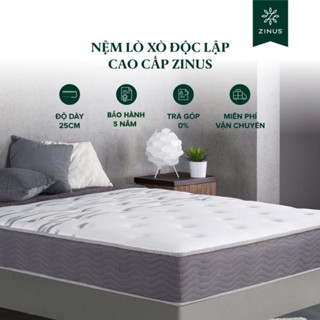 Nệm Lò Xo Độc Lập Cao Cấp Dày 25cm & 20cm Zinus