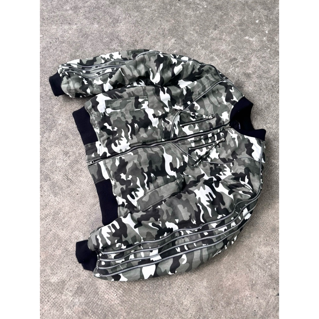 ÁO KHOÁC CAMO | MULTIZIP CAMO BOMBER JACKET