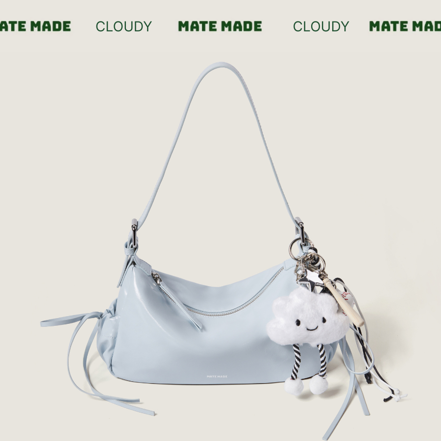 [TÚI LỌ LEM HẠT DẺ] Túi Đeo Vai Cloudy MATE MADE Lọ Lem Da Pu Cao Cấp Size 28 Hợp Đi Làm Đi Chơi Phong Cách Nữ Tính | BigBuy360 - bigbuy360.vn