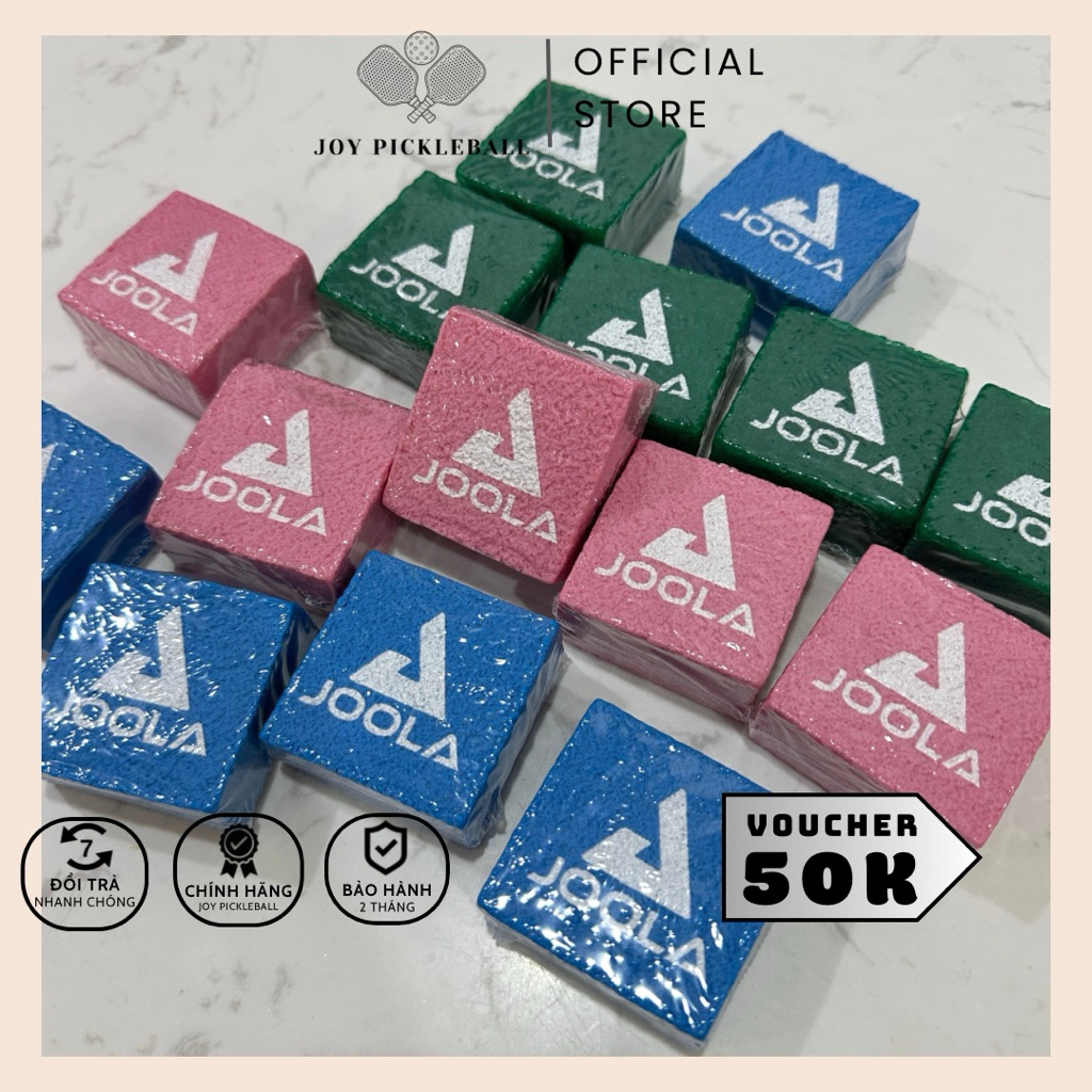 (HOẢ TỐC) Viên Tẩy Mặt Vợt 𝐉𝐎𝐎𝐋𝐀 Pickleball 100% Cao Su Non mềm