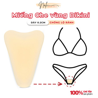 Miếng Dán Che Vùng Bikini Siêu Mỏng Không Thấm Nước Có Thể Dùng Nhiều Lần Nali do lot gia si 471