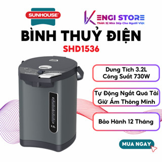 [Hàng Chính Hãng] Bình Thuỷ Điện 3.2L Sunhouse SHD1536 - Bảo Hành Toàn Quốc 12 Tháng