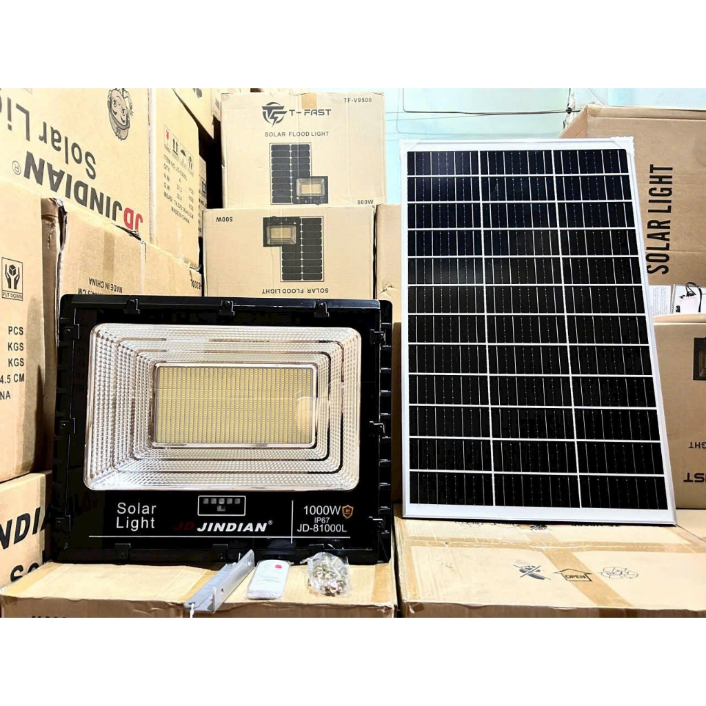 Đèn Năng lượng mặt trời cao cấp JIDAN 1000W - JD81000L