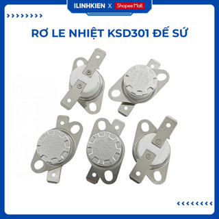  Rơ le nhiệt KSD301 giá trị từ 85-125 độ thường đóng đế sứ chịu nhiệt chất lượng ilinhkien 