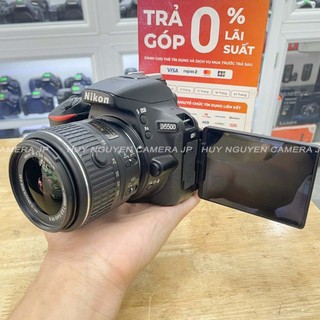 Máy ảnh Nikon D5500 Đẹp 99%, WiFi,  24 Megapixel,  Màn hình cảm ứng, ống kính Nikon 18 70 nhanh . video Full-HD 1080p.