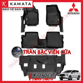  Thảm lót sàn ô tô 5D Mitsubishi Xpander 2019 - 2023 đúc nguyên khối TPV  4 tấm Bộ  KAMATA 