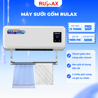 Máy Sưởi Gốm Ceramic Treo Tường Dùng Cho Nhà Tắm, Phòng Ngủ, Không Gây Khô Da - BH 12 Tháng