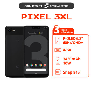  Điện Thoại Google Pixel 3XL Quốc Tế Chip Snapdragon 845 Với AI Camera Siêu Đỉnh Ram 4 64GB. SonPixel. 