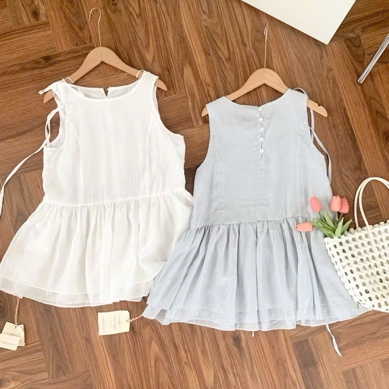 ÁO KIỂU TRƠN HÀN XOÈ TÀ FREE SIZE 3920