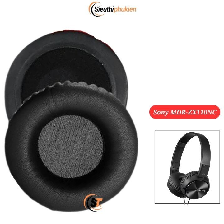 Bọc đệm tai nghe sony MDR-ZX110NC MDR-ZX110P, ốp tai nghe sony ZX110 0700