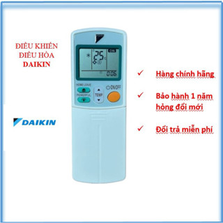 Điều Khiển Remote Điều Hòa Daikin Inverter 2 Chiều Nút Home Leave Nắp Trượt Chính Hãng