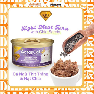 Pate Cho Mèo Mọi Lứa Tuổi AATAS SuperFood Lon 80g