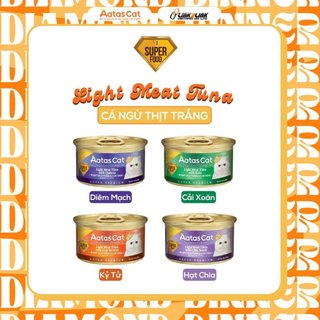 Pate Cho Mèo Mọi Lứa Tuổi AATAS SuperFood Lon 80g