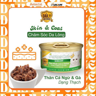 Pate Cho Mèo Mọi Lứa Tuổi AATAS SuperFood Lon 80g