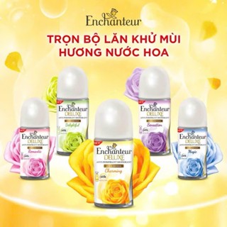 Lăn Khử Mùi Enchanteur 25 & 50ML– Hương Nước Hoa Quyến Rũ, Khô Thoáng Suốt Ngày