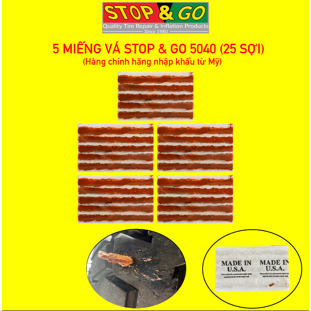 Sợi vá lụi cao su Stop&Go 5040