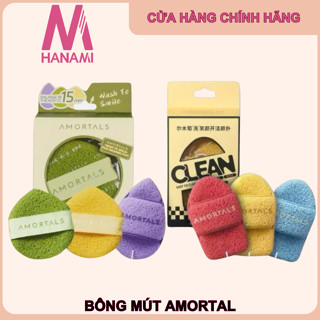 Bông Mút Rửa Mặt Bọt Biển AMORTALS Chính Hãng – Làm Sạch Sâu, Dịu Nhẹ Cho Da