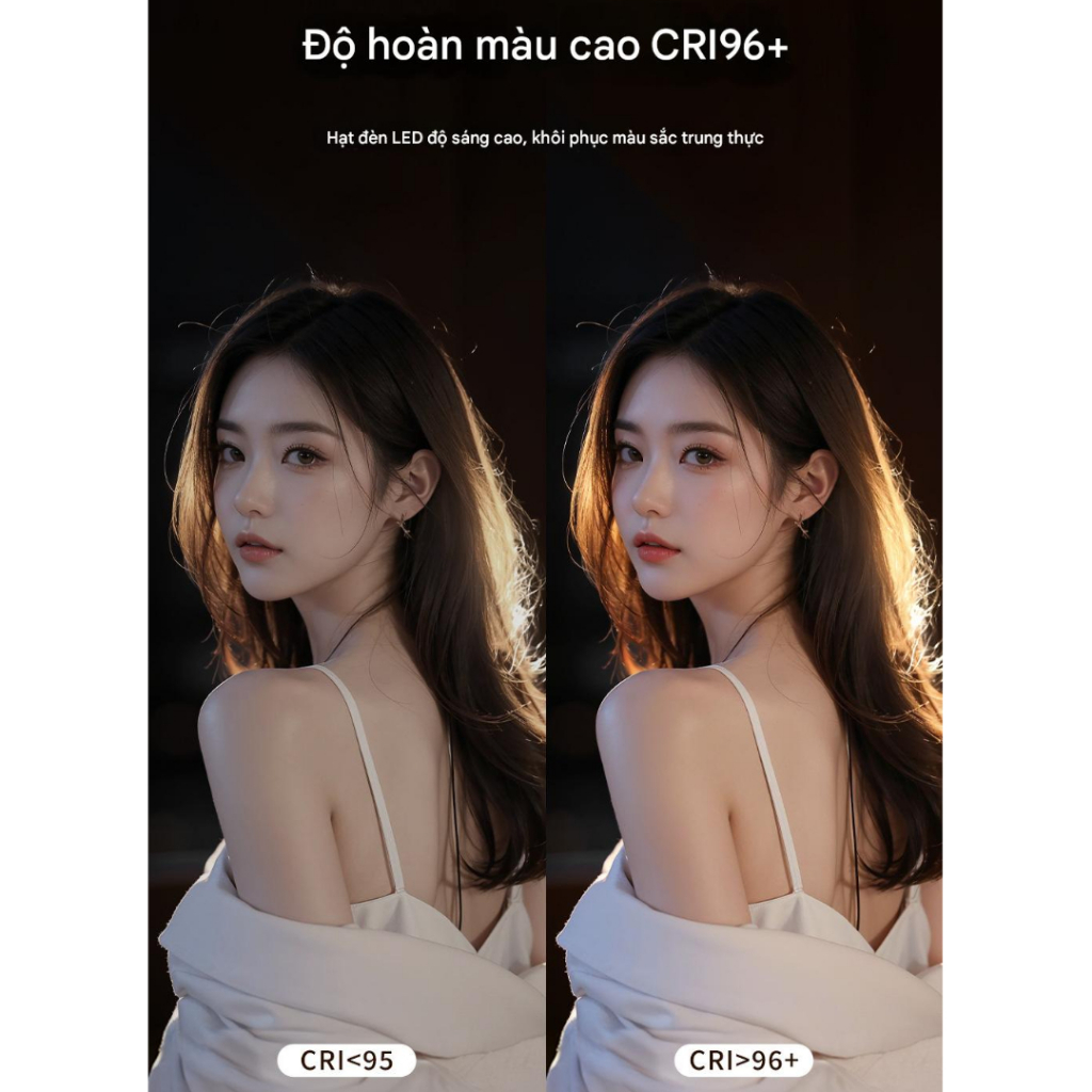 Đèn Livestream, Chụp Ảnh YM200, Hỗ Trợ Quay Video, Chụp ảnh, Makeup 3 Chế Độ Sáng
