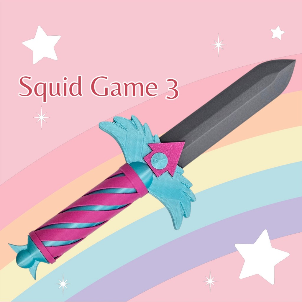 MÔ HÌNH TRƯNG BÀY KNIFE TRONG FILM SQUID GAME 3