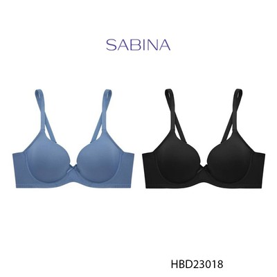 Combo 2 Áo Lót Có Gọng Mút Mỏng Phù Hợp Người Vòng 1 To Màu Trơn Habpy Bra by Sabina HBD23018