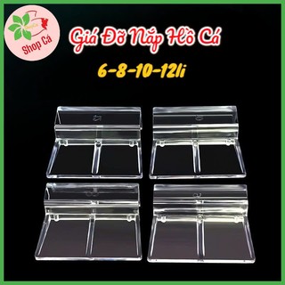  Combo 2 cái Giá Đỡ Nắp Hồ Giá Đỡ Vách Ngăn Hồ Cá Bằng Mica - Kẹp Mica Hồ Cá 