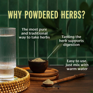 Banyan Botanicals Tulsi Powder - Bột Húng Quế Thúc đẩy nhịp thở rõ ràng, thoải mái.