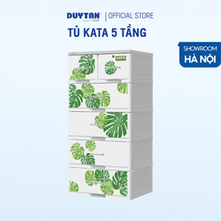 Tủ KATA 5 tầng DUY TÂN nhựa PP/ABS, bao gồm 4 hộc lớn và 2 hộc nhỏ, tủ quần áo đa năng, tiện lợi