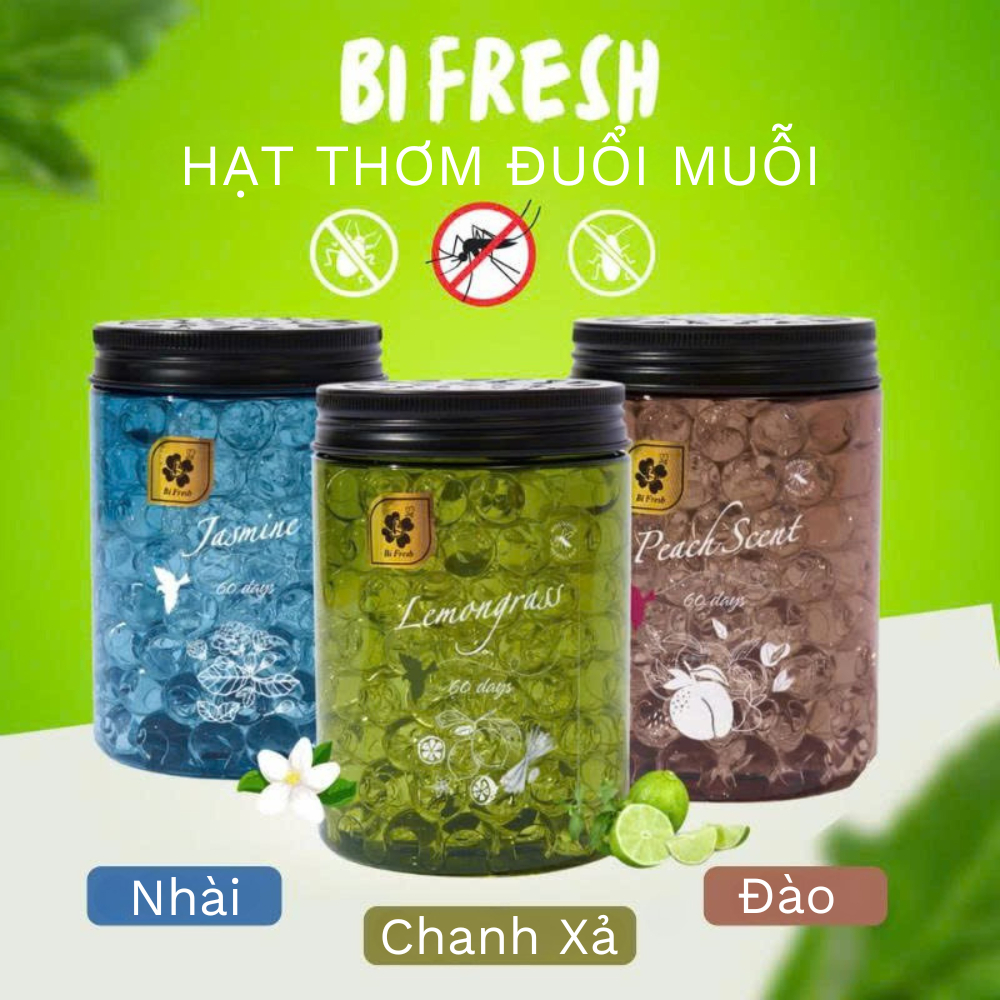 Sáp Thơm Phòng Dạng Hạt Đuổi Muỗi, Hạt Thơm Phòng Bifresh Hương Chanh Sả Dịu Nhẹ MyHome